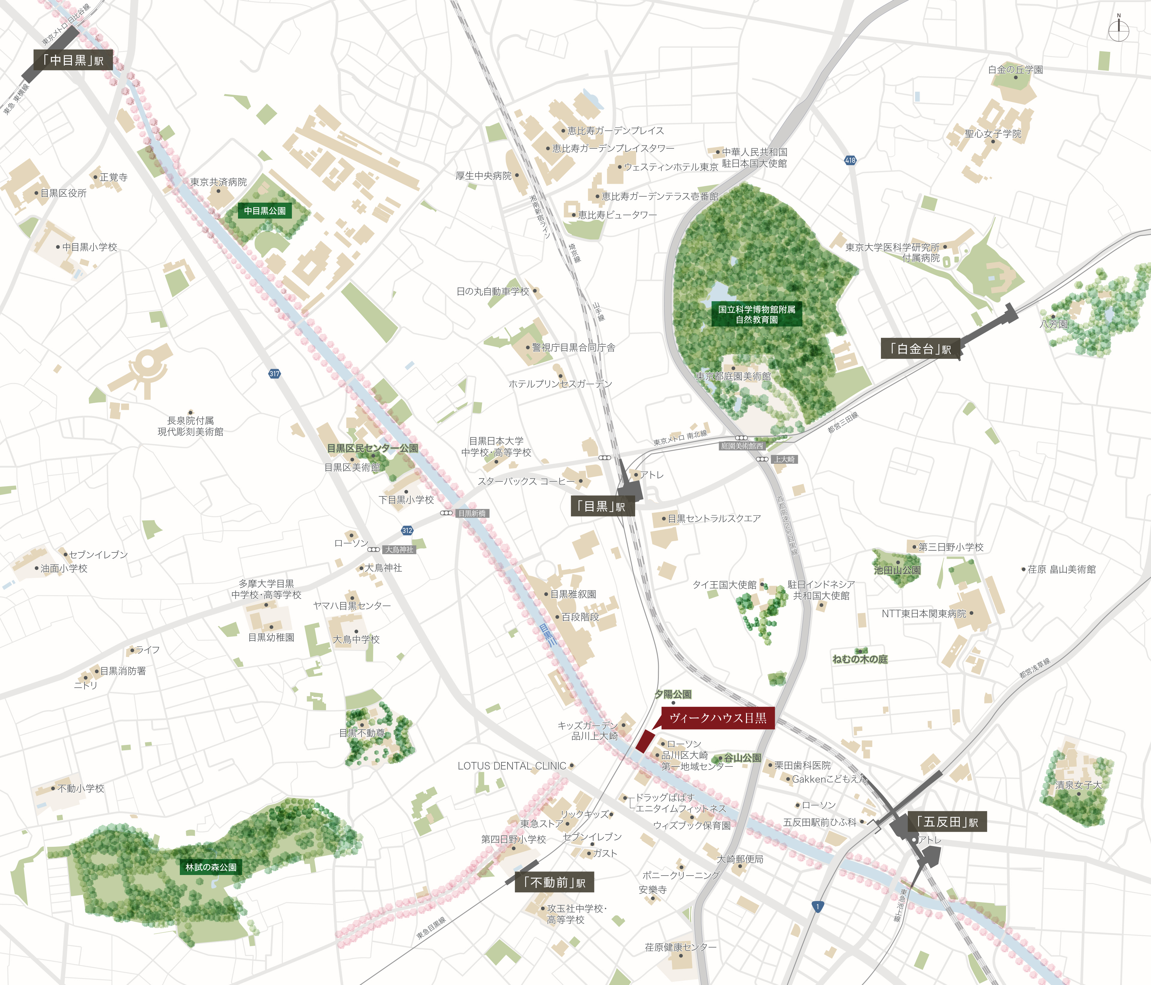 広域の案内地図